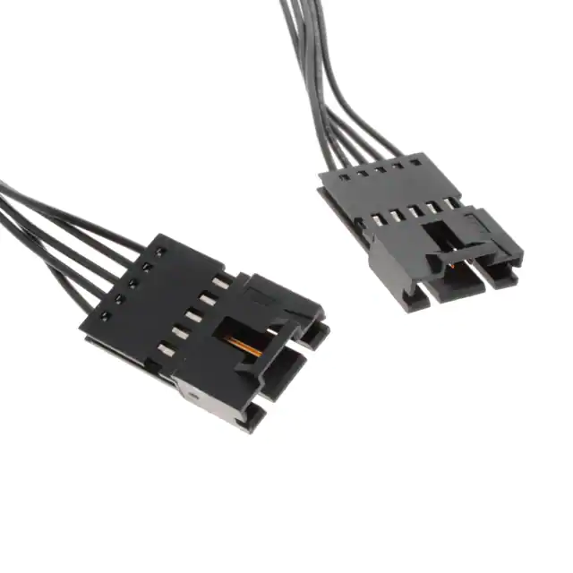 5 rechteckig Kabelkonfektion Buchse auf Buchse Ca, MTE Mow-Mow, 5pol, 300mm 15A