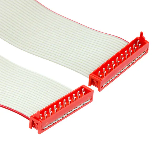 Grauer IDC-Flachkabelbaum-Konfektionierungsstecker auf Steckerkabelkonfektionierungskopf WTW 20po