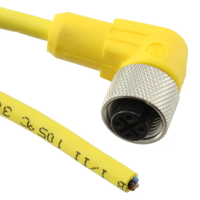 M12-Rundsteckverbinder, Single-Ended-Kabelsätze, CBL 4POS FMALE TO WIRE 6,56' M12-Rundsteckverbinder, Single-Ended-Kabelsätze, CBL 4POS FMALE TO WIRE 6,56'