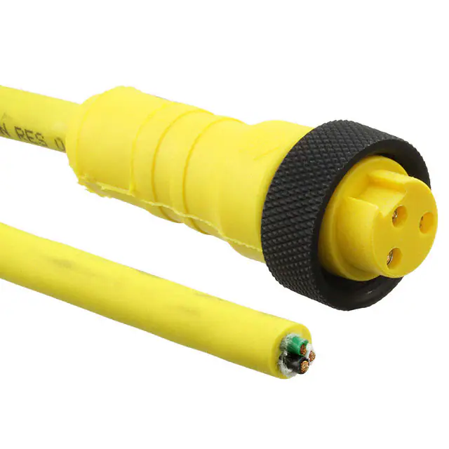 Mini Single-Ended Straight Female Cordsets CBL 3POS FMALE TO WIRE 6,56' Mini Single-Ended Straight Female Cordsets CBL 3POS FMALE TO WIRE 6,56'