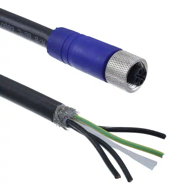 M12-Buchse mit einseitigem Stromkabel CBL 4POS FMALE TO DRAHT 16.4 M12-Buchse mit einseitigem Stromkabel CBL 4POS FMALE TO DRAHT 16.4