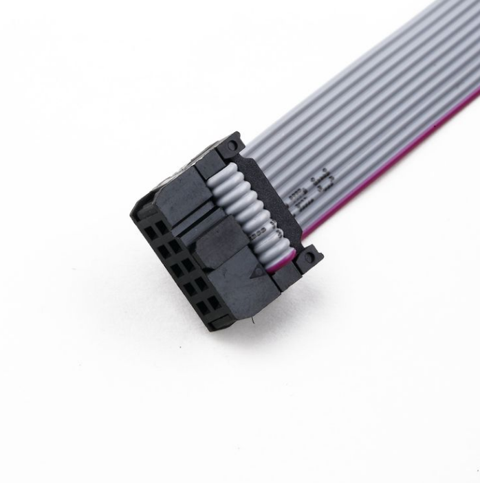 IDC-Steckverbinder, Flachbandkabel, Montagehaken, rechteckig, verschiedene Längen