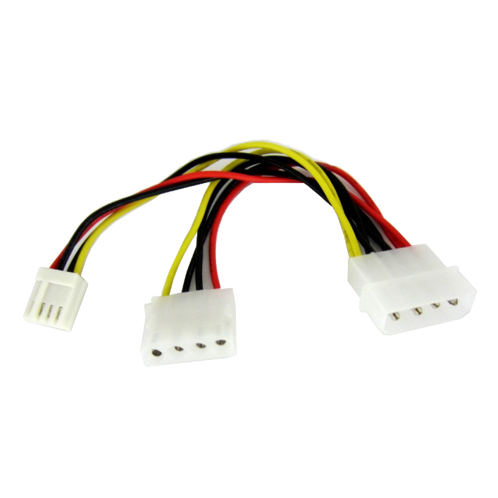 IDE 4-Pin-Molex auf 4-Pin-Diskette und 4-Pin-Molex-Stromkabel