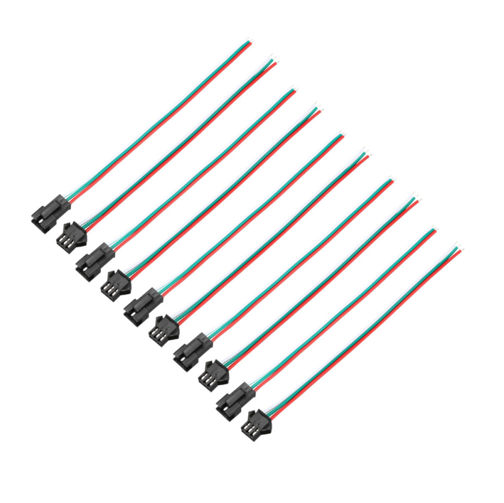 Kabel mit 3-poligem Stecker und Stecker für 5050 3528 5630 LED-Lichtleiste