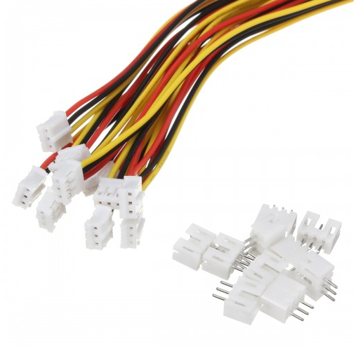 Mini-Mikro-JST 2.0 pH 3-poliger Stecker, Kabel und Kabel Mini-Mikro-JST 2.0 pH 3-poliger Stecker, Kabel und Kabel