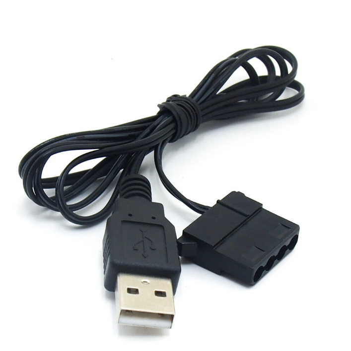 USB auf 4-poliges Molex PC-äquivalentes Gehäuselüfterkabel-Adapterkabelbaugruppe USB auf 4-poliges Molex PC-äquivalentes Gehäuselüfterkabel-Adapterkabelbaugruppe