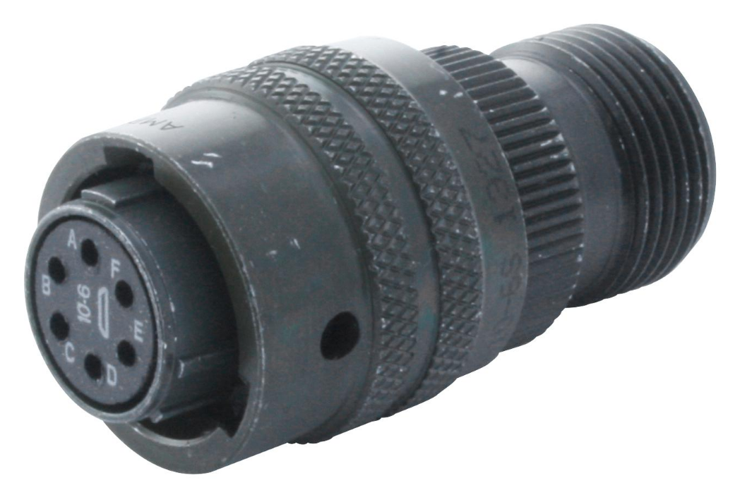 Hochwertiger 6-poliger Rundsteckverbinder mit geradem Stecker Amphenol-Steckverbinder Hochwertiger 6-poliger Rundsteckverbinder mit geradem Stecker Amphenol-Steckverbinder