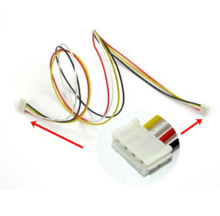 JST 2.5 4-Pin 2,5 mm Abstand Buchse zu Buchse Verlängerungskabelbaum JST 2.5 4-Pin 2,5 mm Abstand Buchse zu Buchse Verlängerungskabelbaum