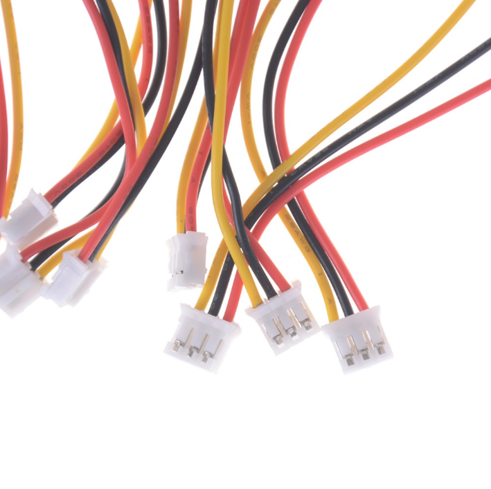 Mini Micro JST 2,0 mm PH 3-poliger Stecker mit Drähten Kabeln 200 mm PCB-Kabel Mini Micro JST 2,0 mm PH 3-poliger Stecker mit Drähten Kabeln 200 mm PCB-Kabel