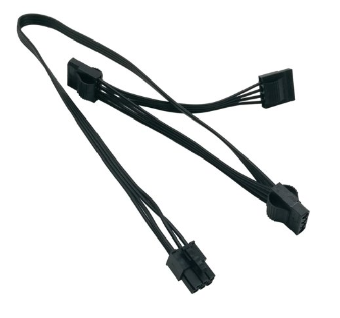 Corsair Modular Netzteil Stecker auf 3X Molex Buchse Netzteilkabel für Festplatte Corsair Modular Netzteil Stecker auf 3X Molex Buchse Netzteilkabel für Festplatte