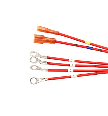 Kabelbaumbaugruppe mit OEM-Ringkabelschuhen und Schnelltrennklemmen