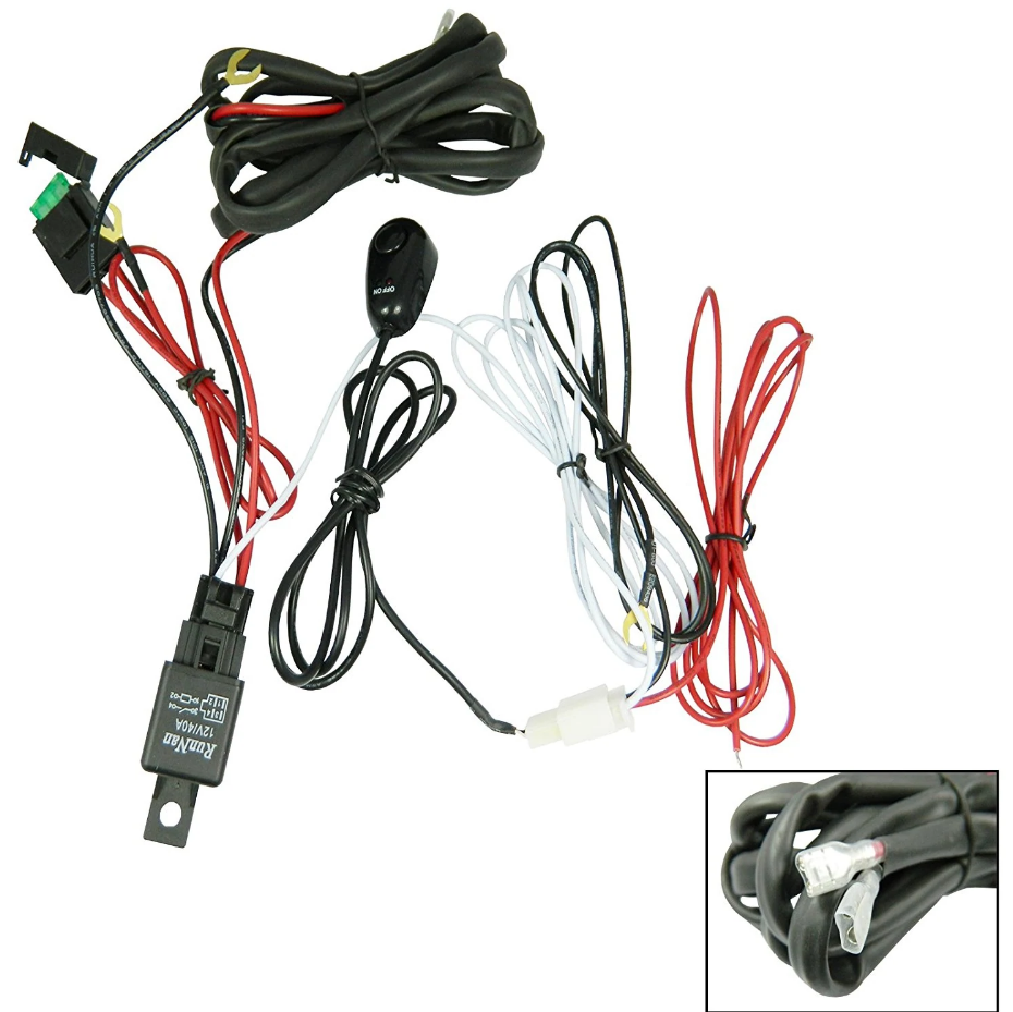 Haushaltszubehör und -geräte LED-Arbeitslichtmast allgemeines Relais-Kabelbaum-Kit