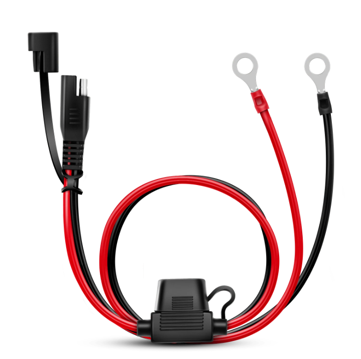 Ringkabelbaum-Steckerkabel mit 10-A-Sicherung, Schnelltrenn-SAE-Verbindungskabel