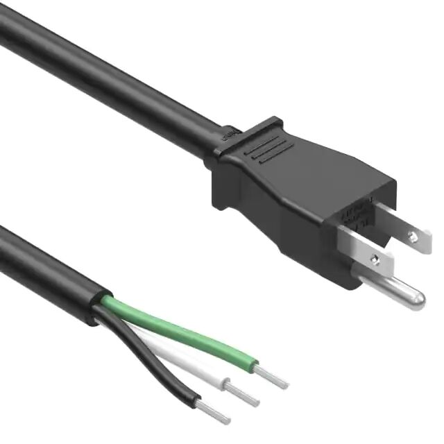 Hochwertiges Netzkabel NEMA 5-15p-Stecker auf SJT-Kabel 16 AWG Hochwertiges Netzkabel NEMA 5-15p-Stecker auf SJT-Kabel 16 AWG