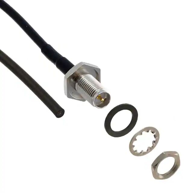 RP-SMA-Schotthalterung mit O-Ring und 8,5 RG174-Kabel RP-SMA-Schotthalterung mit O-Ring und 8,5 RG174-Kabel