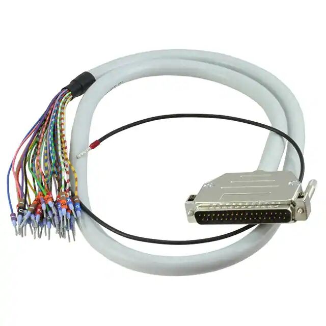 Hochwertige D-Sub DB37 graue Kabelkonfektion 37-poliger einsträngiger Stecker Hochwertige D-Sub DB37 graue Kabelkonfektion 37-poliger einsträngiger Stecker