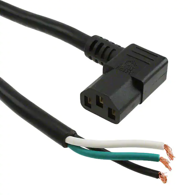Hochwertiges Netzkabel schwarz IEC 320-c13 rechtwinklig zum Kabel SVT Hochwertiges Netzkabel schwarz IEC 320-c13 rechtwinklig zum Kabel SVT