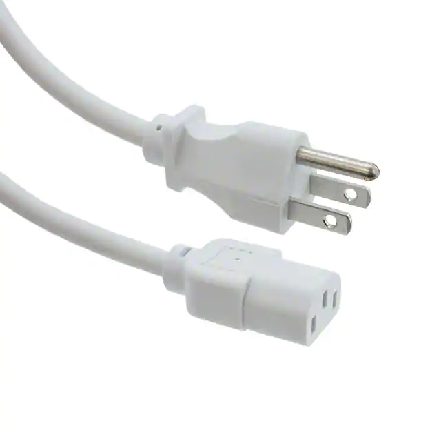 Netzkabel weiß NEMA 5-15p auf IEC 320-c13 SJT-Stecker Stift (Klinge) auf Buchse (Schlitz) Netzkabel weiß NEMA 5-15p auf IEC 320-c13 SJT-Stecker Stift (Klinge) auf Buchse (Schlitz)