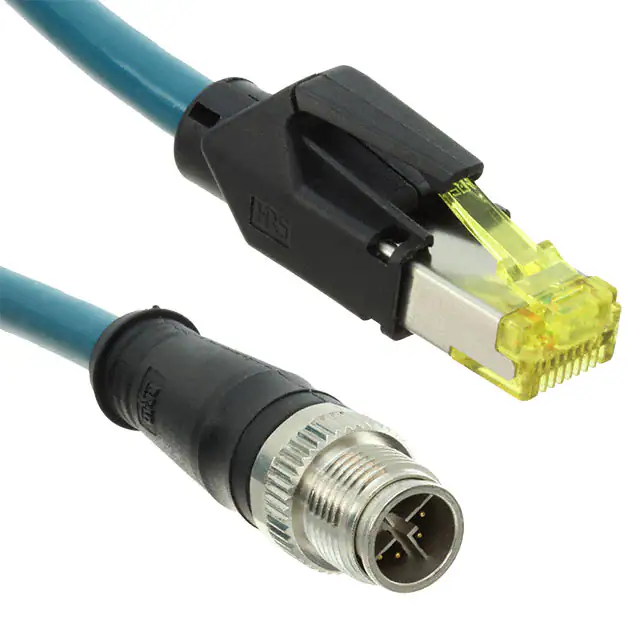 M12-zu-RJ45-CAT6A-Kabelkonfektion oder Hochgeschwindigkeits-Datenübertragung M12-zu-RJ45-CAT6A-Kabelkonfektion oder Hochgeschwindigkeits-Datenübertragung