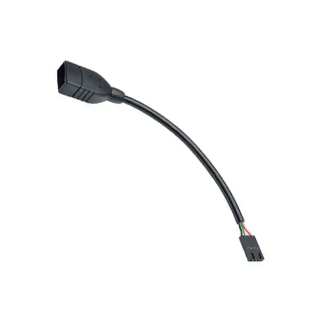 Hochwertige USB 2.0 A-Buchse auf USB-Motherboard 4-poliger IDC-Header-Kabelsatz Hochwertige USB 2.0 A-Buchse auf USB-Motherboard 4-poliger IDC-Header-Kabelsatz