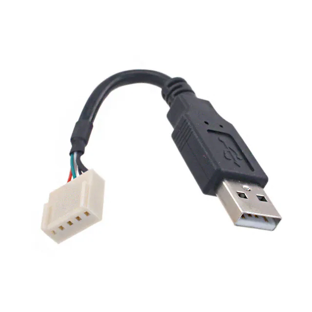 Maßgeschneiderte hochwertige USB-A-Typ-zu-5-Wege-Crimp-Anschlusskabelkonfektion Maßgeschneiderte hochwertige USB-A-Typ-zu-5-Wege-Crimp-Anschlusskabelkonfektion