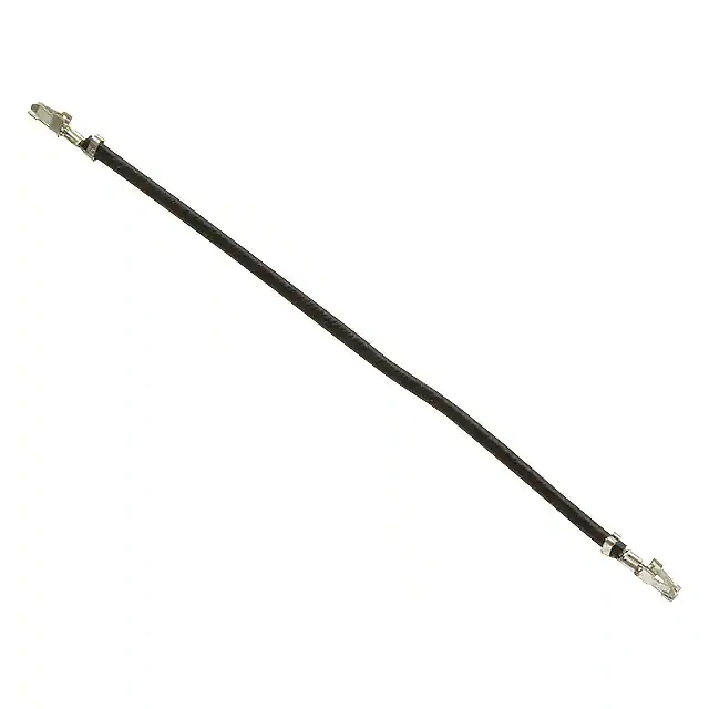 Black UL1061 22 AWG high quality jumper lead socket to socket Black UL1061 22 AWG high quality jumper lead socket to socket