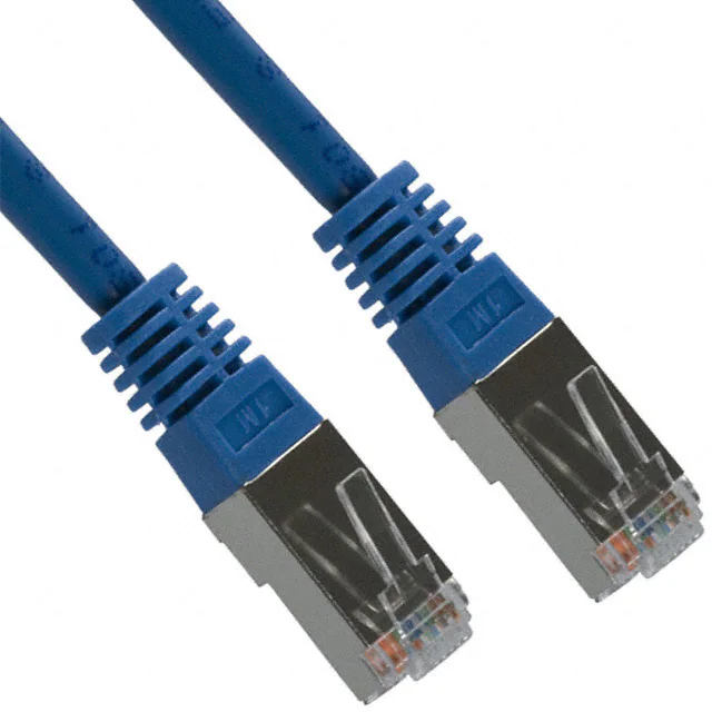 Cat 5E UTP Verkabelung modulares Kabel Twisted Pair blaues Kabel und Ummantelung Cat 5E UTP Verkabelung modulares Kabel Twisted Pair blaues Kabel und Ummantelung