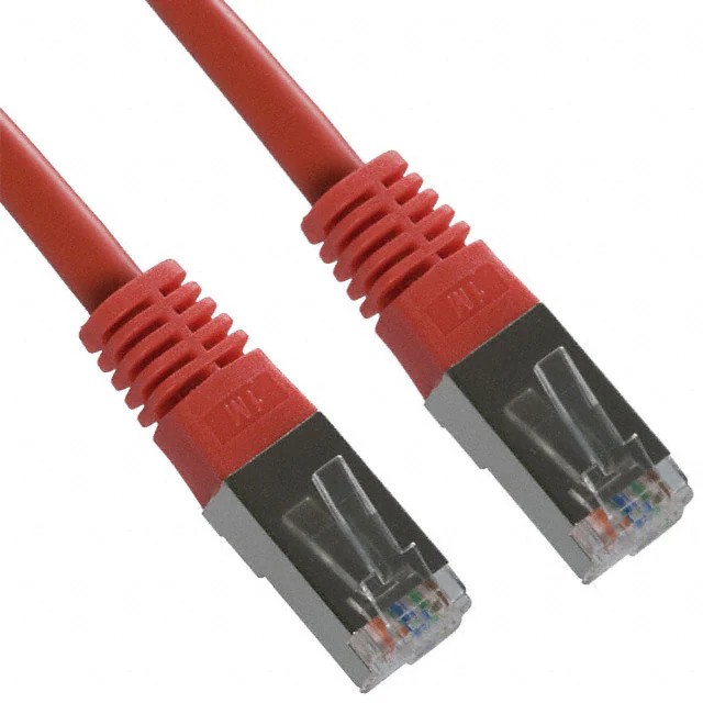 ROT Ungeschirmtes CAT 5e Patchkabel konfektioniertes Twisted Pair 100 Ohm