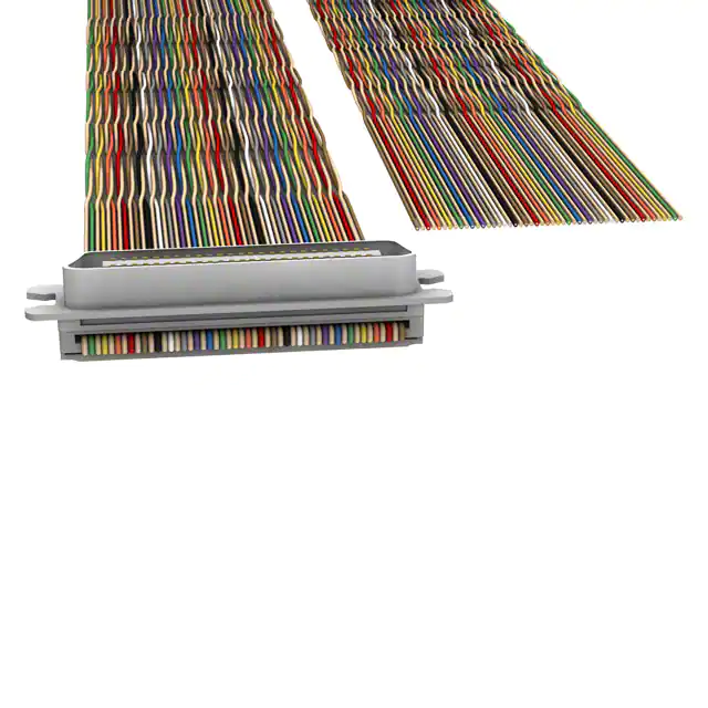 50-polige Stecker-zu-Kabel-Flachbandkabelbaugruppe mit mehreren Installationsmethoden 50-polige Stecker-zu-Kabel-Flachbandkabelbaugruppe mit mehreren Installationsmethoden