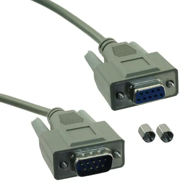 Zuverlässiges und langlebiges Modemkabel mit DB9-Buchse und einem DB9-Stecker Zuverlässiges und langlebiges Modemkabel mit DB9-Buchse und einem DB9-Stecker