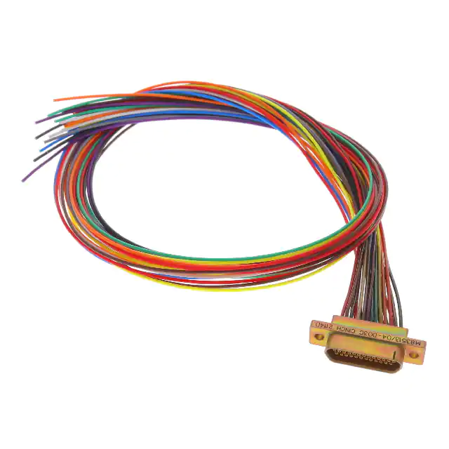 Isolierte Kabelbuchsen D-Sub-Kabelkonfektion Buchse auf Einzelkabel Isolierte Kabelbuchsen D-Sub-Kabelkonfektion Buchse auf Einzelkabel