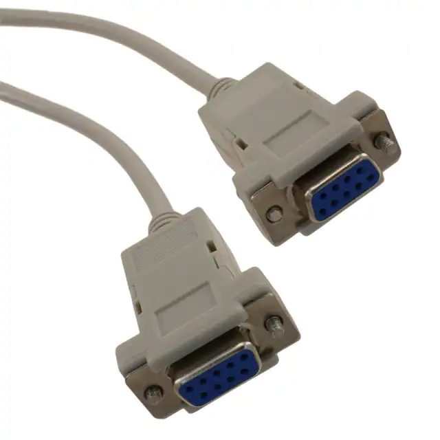 Konfektioniertes D-Sub-Kabel DB09 Einzelbuchse Buchse zu Buchse Konfektioniertes D-Sub-Kabel DB09 Einzelbuchse Buchse zu Buchse