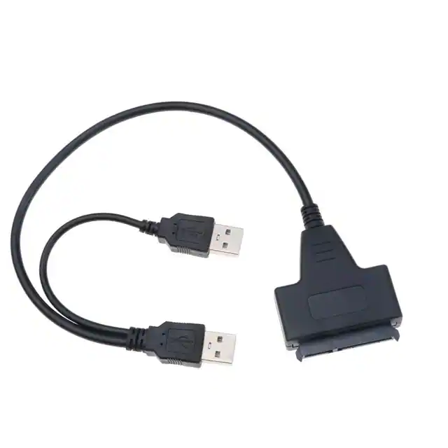 Hochwertiger USB2.0-Stecker (2) auf SATA-Kabelbaugruppe für Computer Hochwertiger USB2.0-Stecker (2) auf SATA-Kabelbaugruppe für Computer
