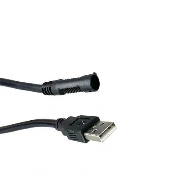 Runde 2-polige Buchse auf USB-Stecker Wechselbares Hohlsteckersystem Kabelkonfektion Runde 2-polige Buchse auf USB-Stecker Wechselbares Hohlsteckersystem Kabelkonfektion