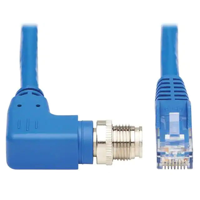 IP68 Cat6 Ethernet-Kabel, rechtwinkliger M12-Stecker auf RJ45-Stecker IP68 Cat6 Ethernet-Kabel, rechtwinkliger M12-Stecker auf RJ45-Stecker