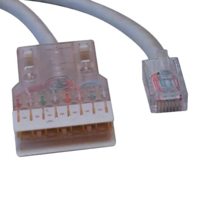 Cat5e-Patchkabel 350-MHz-Ethernet-Kabelkonfektion RJ45 auf 110 Grauer PVC-Mantel Cat5e-Patchkabel 350-MHz-Ethernet-Kabelkonfektion RJ45 auf 110 Grauer PVC-Mantel