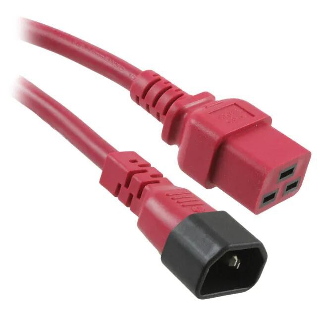 Hochwertiges rotes IEC 320-c14 bis IEC 320-c19 SJT-Netzkabel