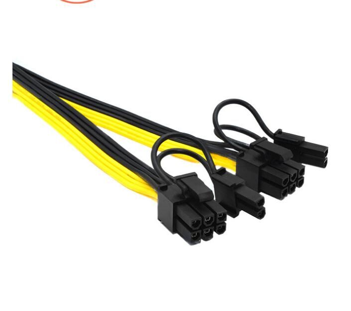 Grafikkarten-Netzteil 8p auf 6+2 Gleitschienenverteilung Parallelleitung Grafikkarten-Netzteil 8p auf 6+2 Gleitschienenverteilung Parallelleitung