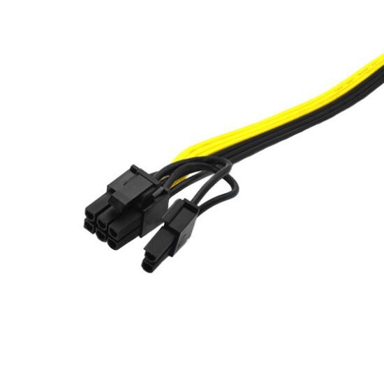 Liefern Sie ein 18-AWG-Flachkabel mit 6-Pin-zu-8-Pin-Server-Power-Conversion-Board-Grafikkartenkabel Liefern Sie ein 18-AWG-Flachkabel mit 6-Pin-zu-8-Pin-Server-Power-Conversion-Board-Grafikkartenkabel
