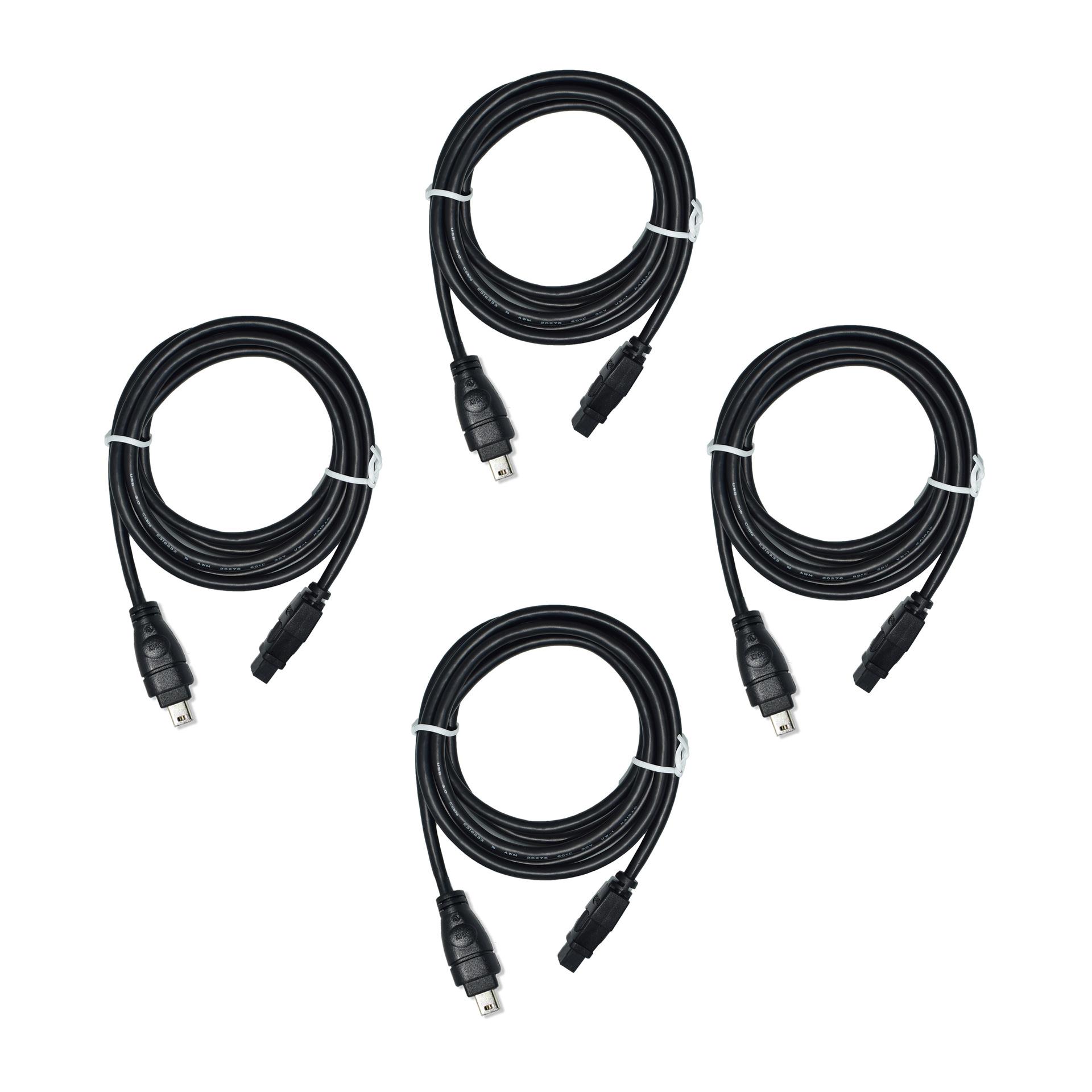 1394 FireWire 9-polig auf 4-polig 9-polig auf 4-polig PDV-Kamera-Videoaufnahmekarten-Verbindungskabel 1394 FireWire 9-polig auf 4-polig 9-polig auf 4-polig PDV-Kamera-Videoaufnahmekarten-Verbindungskabel