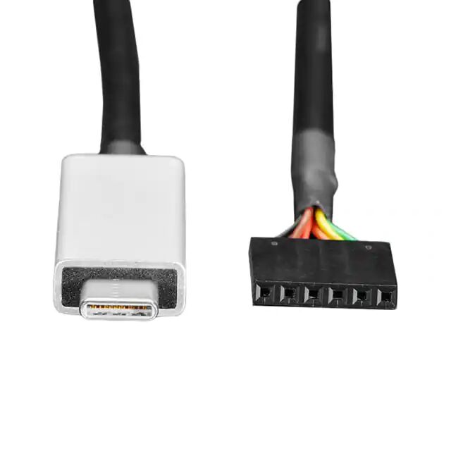 USB-C zu 6-poliger rechteckiger Buchse TTL Serial 3.3V Kabelkonfektion USB-C zu 6-poliger rechteckiger Buchse TTL Serial 3.3V Kabelkonfektion