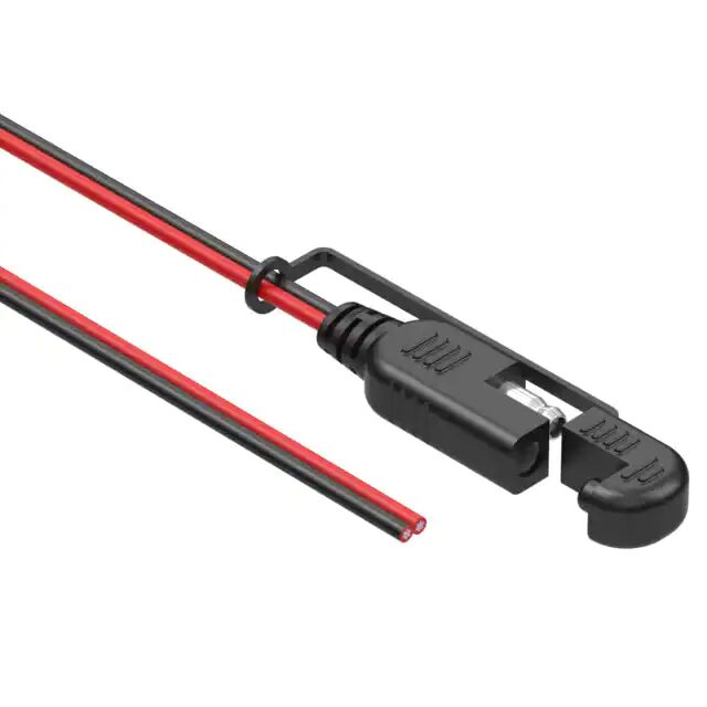 Kabelkonfektion von SAE auf stumpf geschnitten UL2651 16 AWG schwarz auf SAE-Stift Kabelkonfektion von SAE auf stumpf geschnitten UL2651 16 AWG schwarz auf SAE-Stift