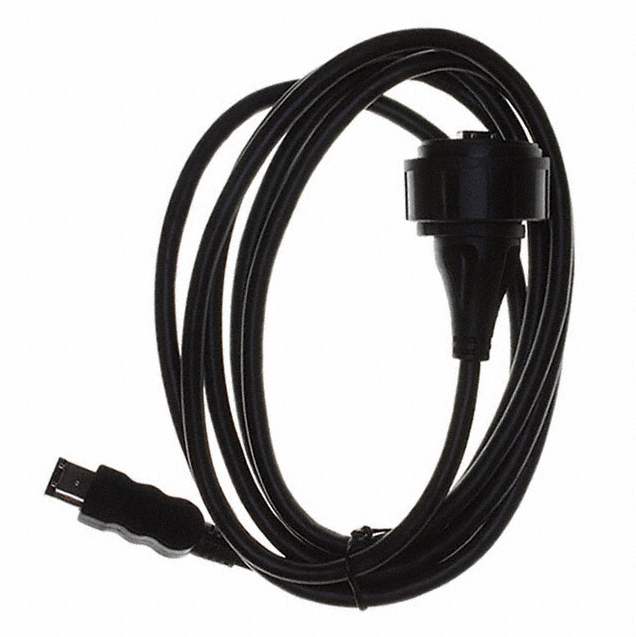 Verbindungsbaugruppe PX0846/2M00 Stecker, 6-polig, rundes Gewindegehäuse zum Stecker, 6-poliges Kabel. Schwarzer 6,56-Zoll-Kabelbaum für eine Vielzahl von RCD-Spezifikationen