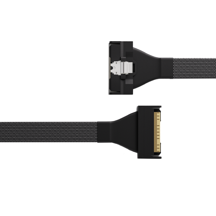 Das MCIO 8X TO 8X-Kabelbaum-Profiteam in der internen Verkabelung des MINI SAS wird regelmäßig RCD gewartet Das MCIO 8X TO 8X-Kabelbaum-Profiteam in der internen Verkabelung des MINI SAS wird regelmäßig RCD gewartet