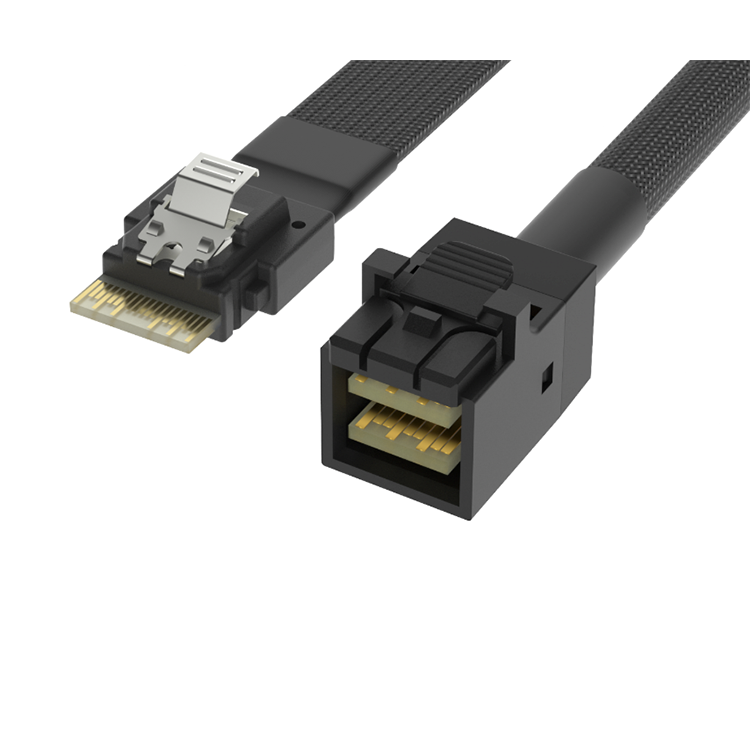 SlimSAS (SFF8654 4i) TO Mini Sas HD (SFF8643) Kabelbaum Premium-Material Stabile Leistung RCD SlimSAS (SFF8654 4i) TO Mini Sas HD (SFF8643) Kabelbaum Premium-Material Stabile Leistung RCD