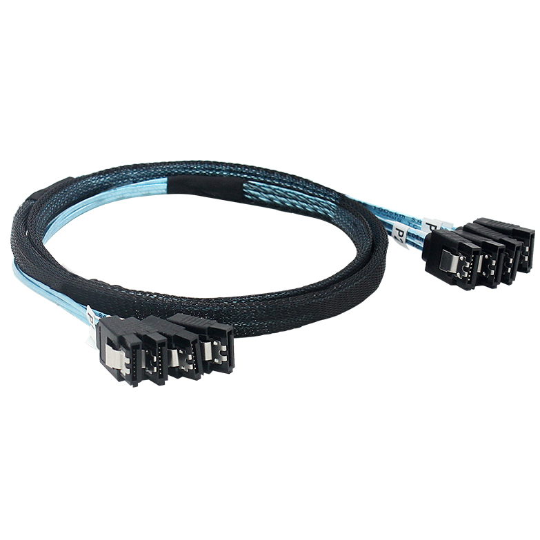 4*SATA 7PIN ZU 4*SATA 7PIN Kabelbaum Hochwertiges Material Stabile Leistung RCD 4*SATA 7PIN ZU 4*SATA 7PIN Kabelbaum Hochwertiges Material Stabile Leistung RCD