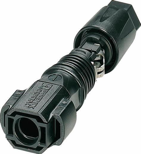 HSG-Stecker mit Buchsenanschluss. Adapterdrahtdurchmesser 6 Quadrat (35 A) PV-C3F-S 2,5-6 (+) Phoenix P/N 1386381 RCD