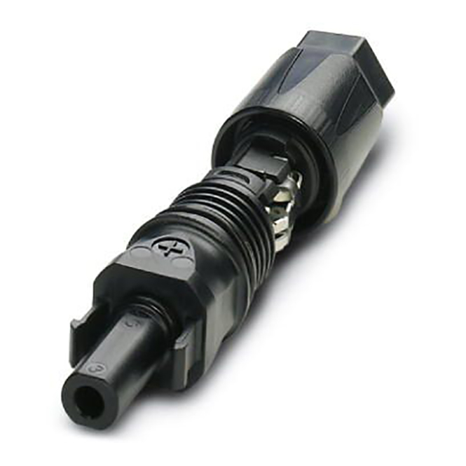 HSG-Buchse mit Steckeranschluss. Passender Drahtdurchmesser 6 Quadrat (35 A) PV-C3M-S 2,5-6(-) Phoenix P/N 1386384 RCD