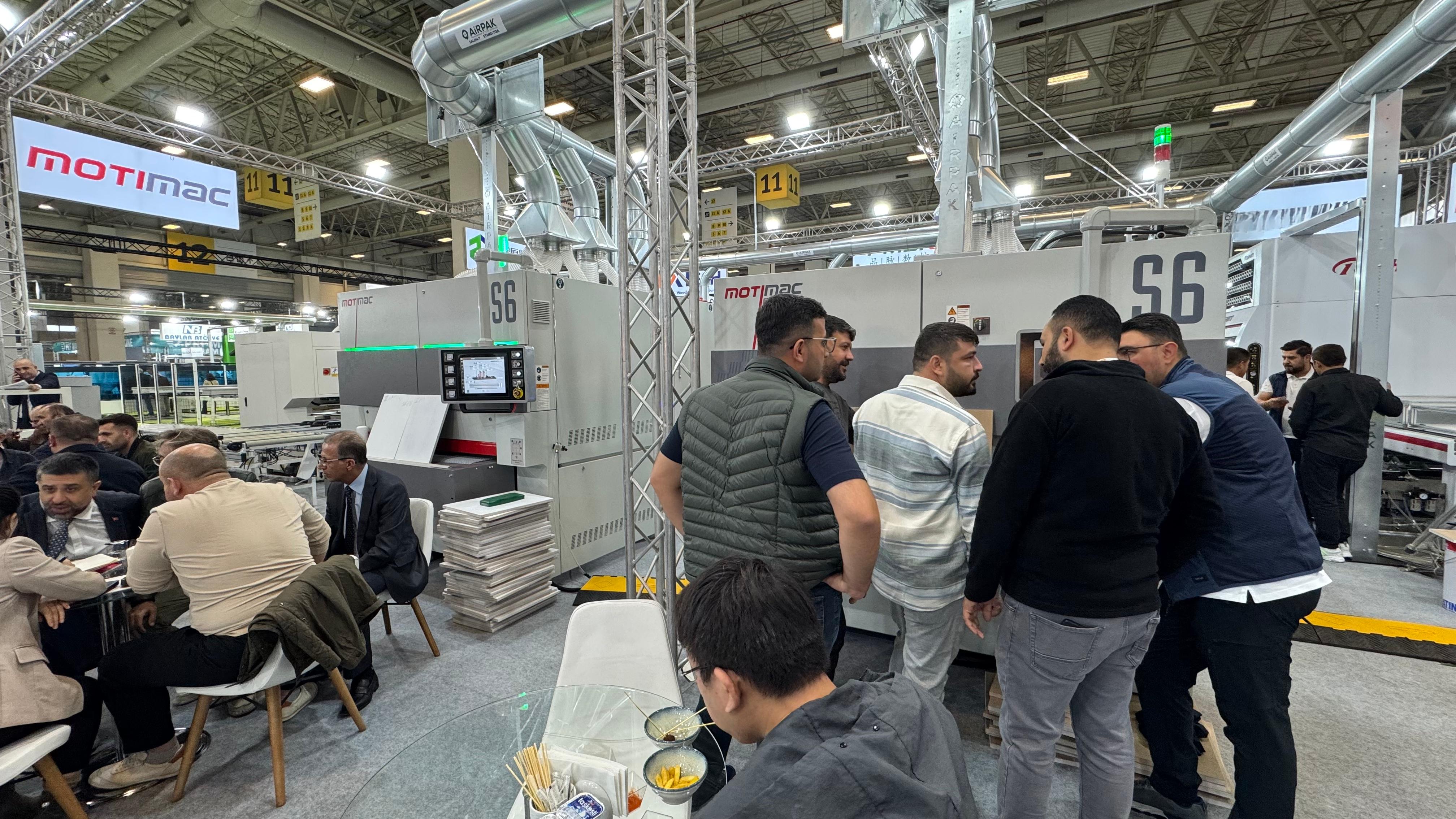 Motimac hizo una aparición en la feria Woodtech en Turquía