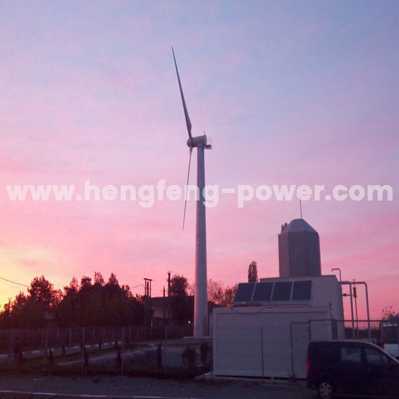 Aerogenerador de eje horizontal 200kw Aerogenerador de eje horizontal 200kw